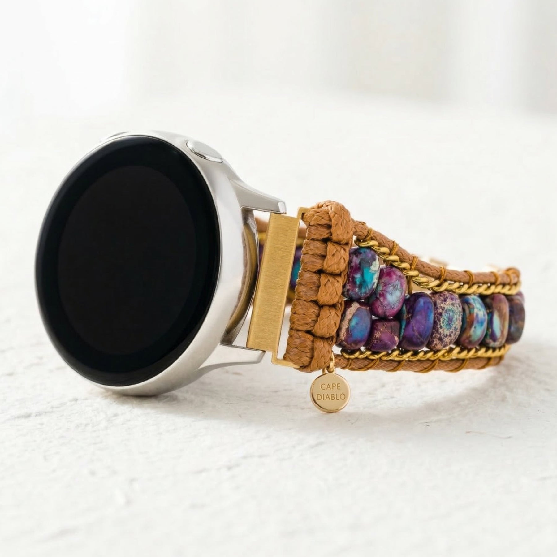 ムーンライトジャスパー Samsung Galaxy Watch ストラップ