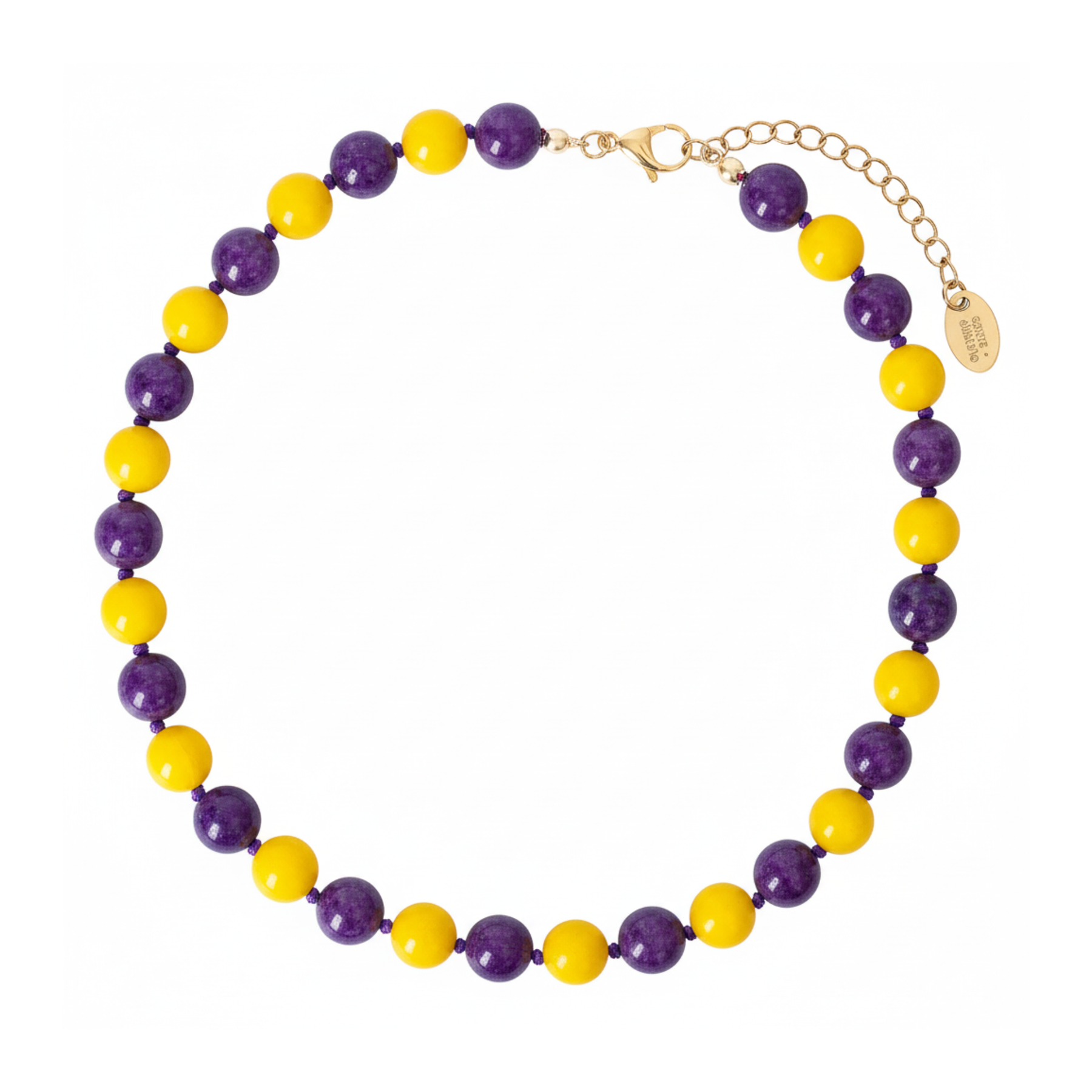 ゲームデー 10mm ストーン ネックレス