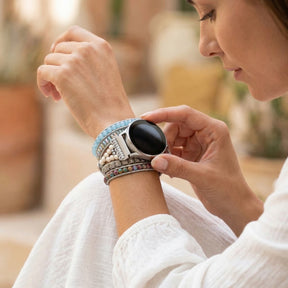 オーシャンジャスパー保護 Samsung Galaxy Watch ストラップ