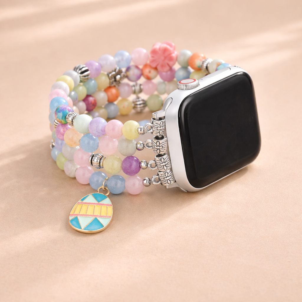 イースターブルームハーモニーストレッチ Apple Watch ストラップ