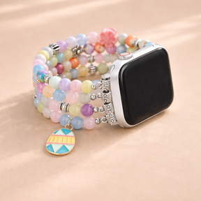 イースターブルームハーモニーストレッチ Apple Watch ストラップ