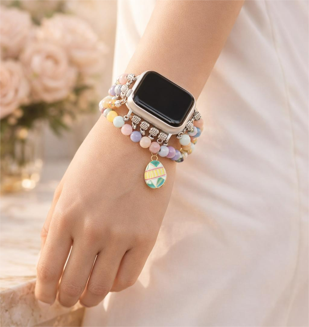 イースターブルームハーモニーストレッチ Apple Watch ストラップ