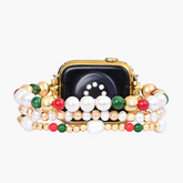 クリスマス スターライト ストレッチ Apple Watch ストラップ