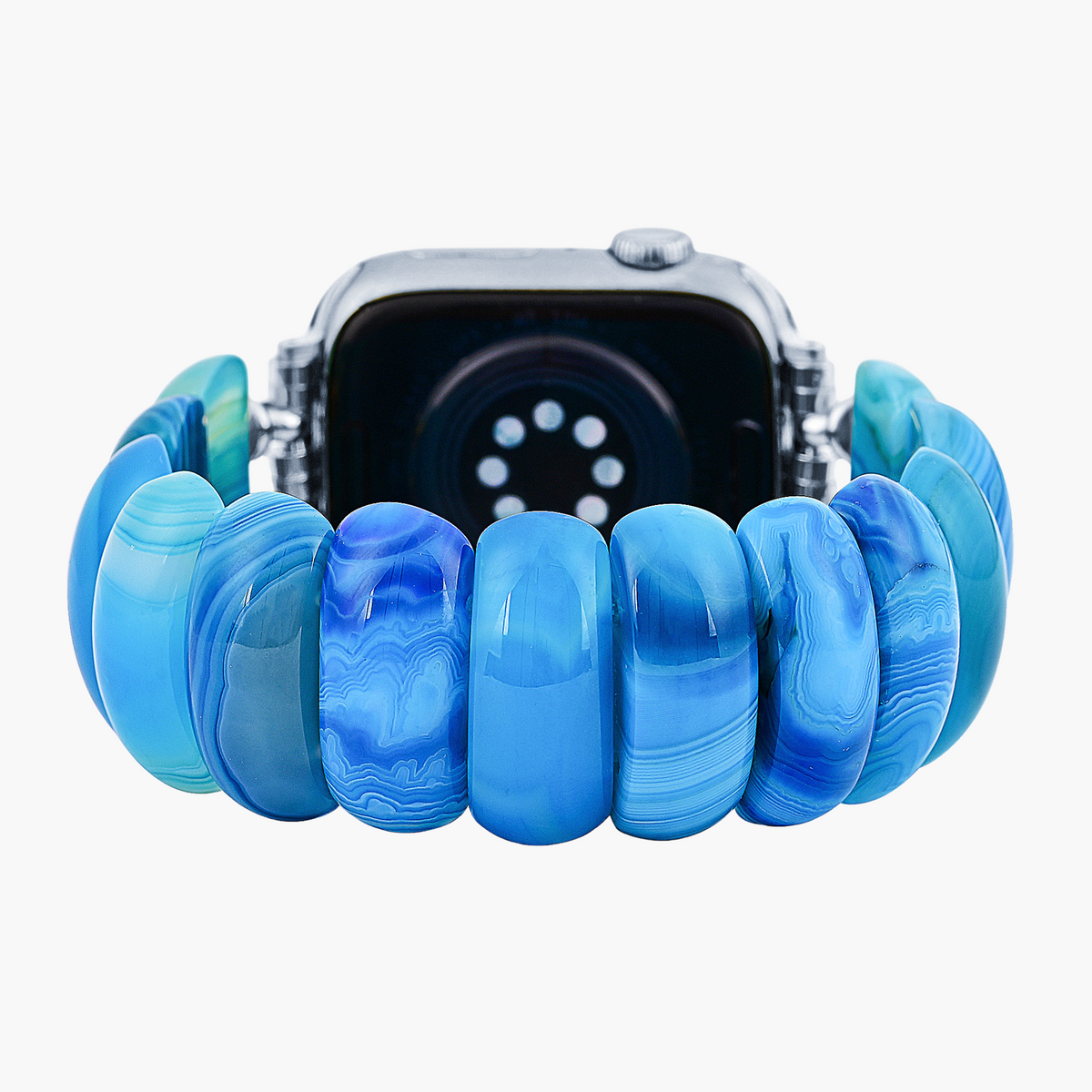 オーシャンエッセンスアゲートストレッチApple Watchストラップ