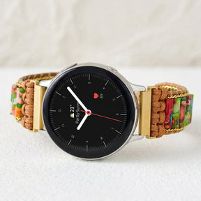 レインフォレストジャスパー Samsung Galaxy Watch ストラップ