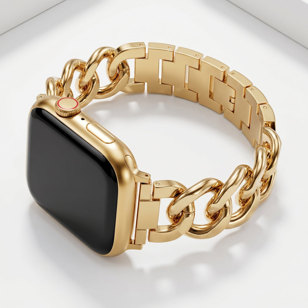 ゴールド織り高級Apple Watchストラップ