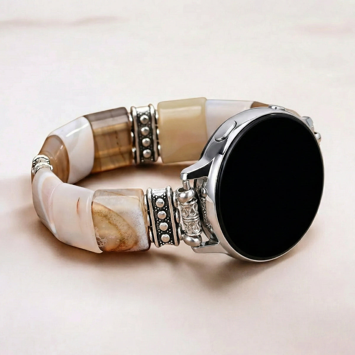 セイクレッドサンズ アゲート ストレッチ サムスン ギャラクシーウォッチ バンド