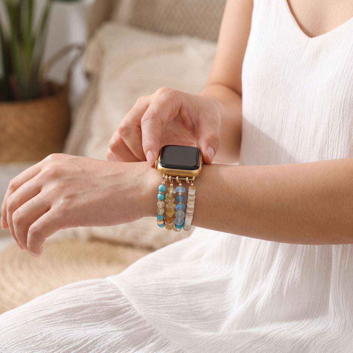 シーサイドグロウストレッチ Apple Watch ストラップ