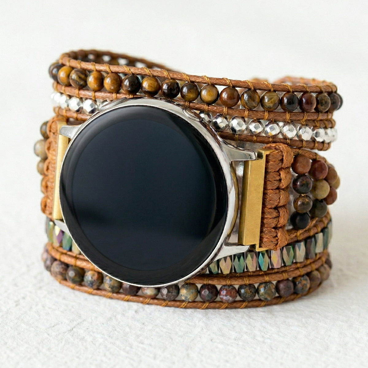 タイガーズアイ ロイヤル Samsung Galaxy Watch ストラップ