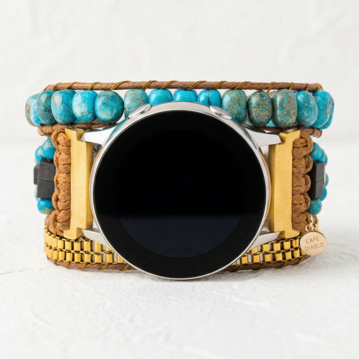 ターコイズ カルミング エナジー Samsung Galaxy Watch ストラップ