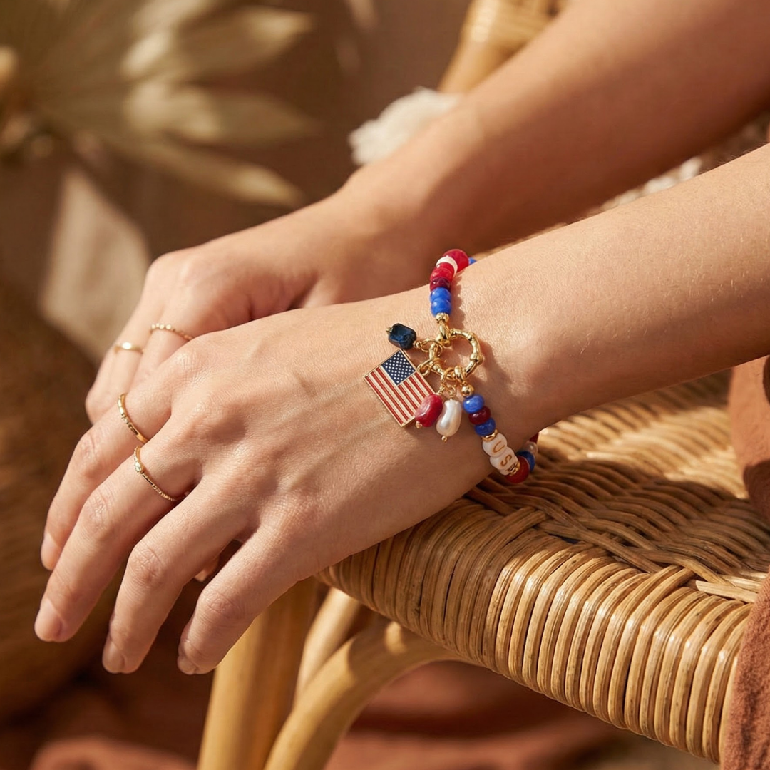 アメリカ 250 フリーダム ブレスレット