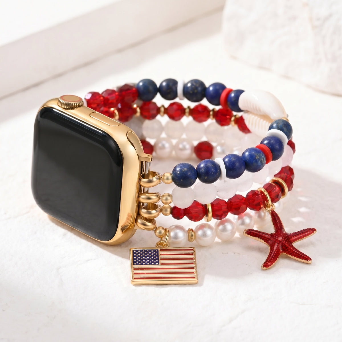 アメリカンドリームストレッチ Apple Watch ストラップ