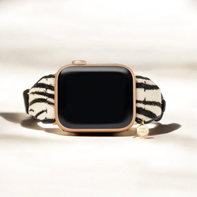 ゼブラリュクスレザーApple Watchストラップ