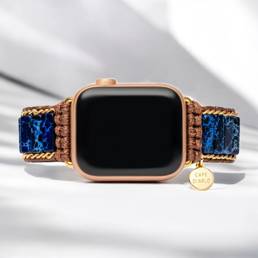 アジュールジャスパー Apple Watch ストラップ
