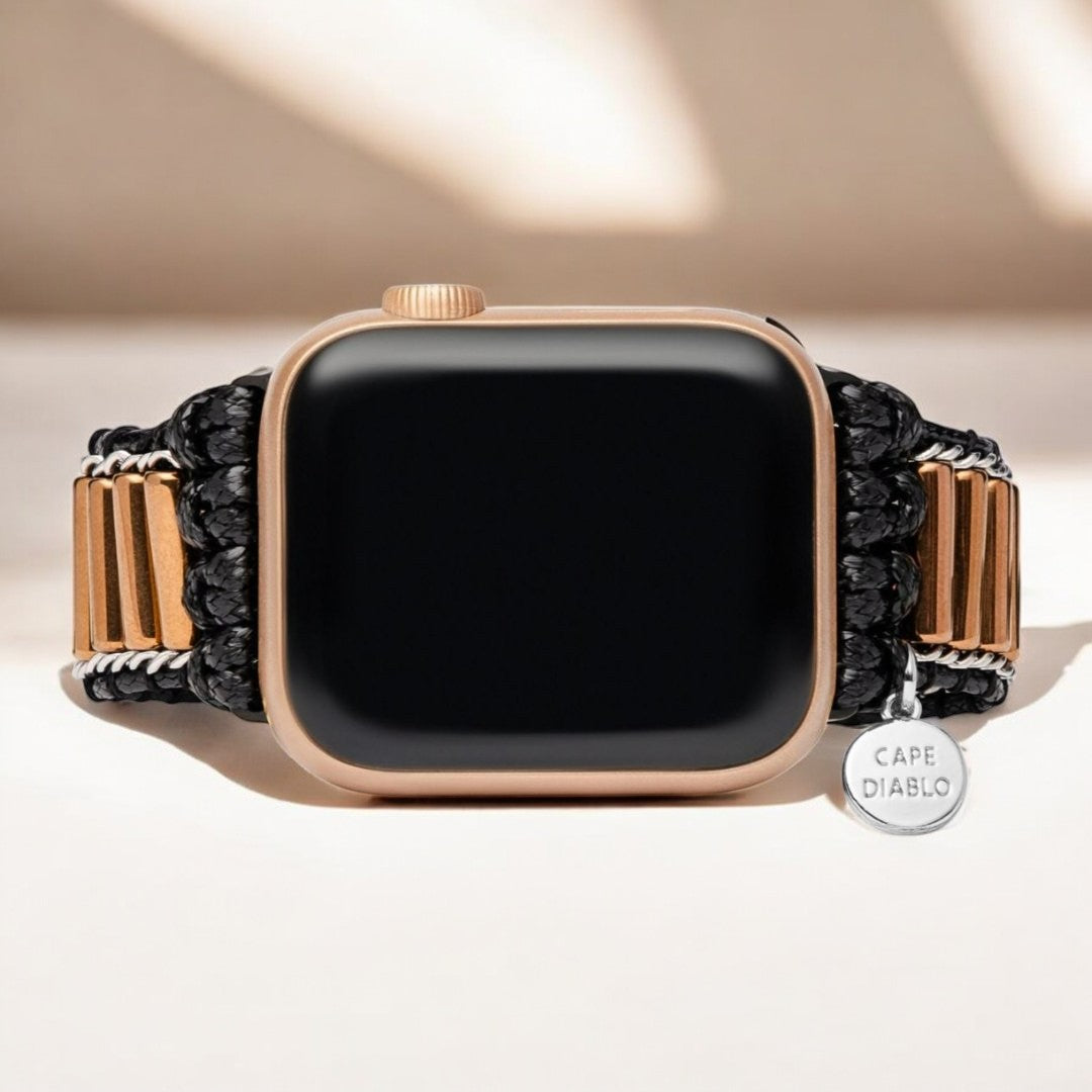 ボヘミアンメタリック Apple Watch ストラップ