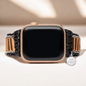 ボヘミアンメタリック Apple Watch ストラップ