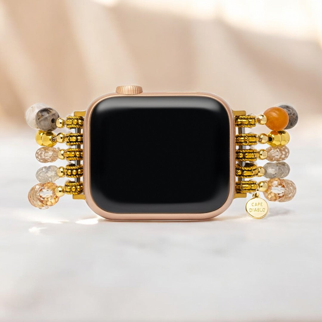 ダークシャンパン ストレッチ Apple Watch ストラップ