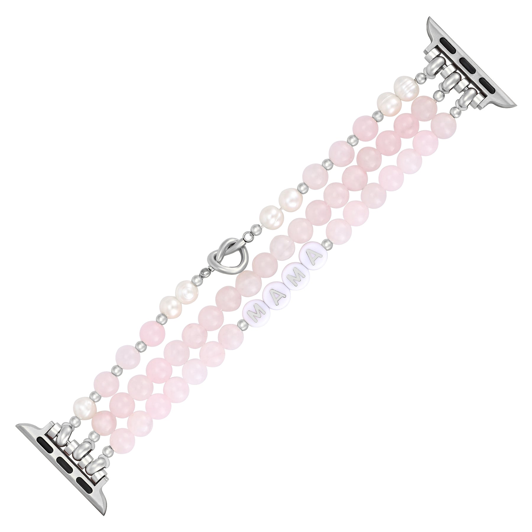 Motherly Love Rose Quartz Stretch Apple Watch Strap