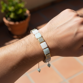 メンズアマゾナイトブレスレット