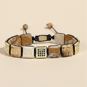 メンズ ピクチャーストーン ブレスレット