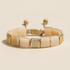 メンズ サンストーン ブレスレット