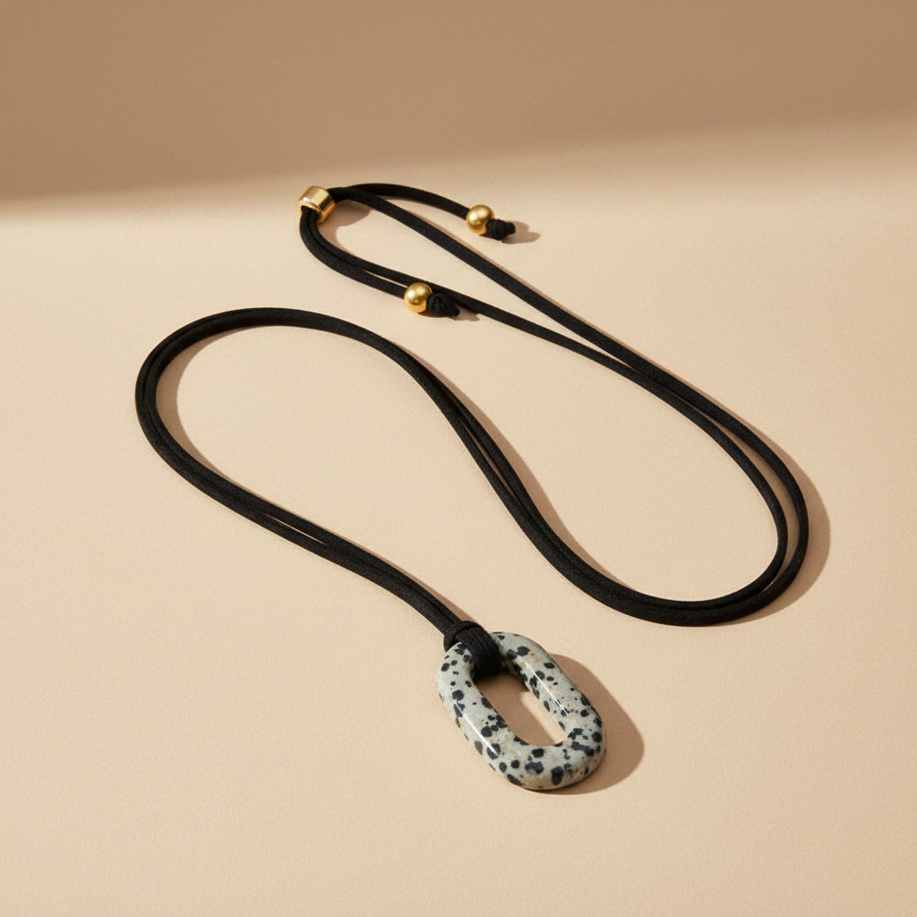 スエード ターコイズ セレニティ ネックレス