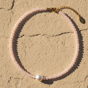 ローズグロウパールネックレス