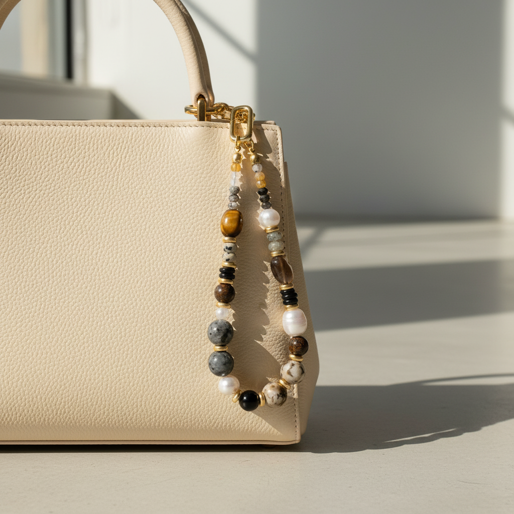 タイガーアイ ハーモニー バッグチャーム