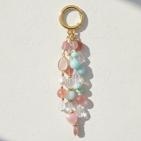 ローズクォーツ ハーモニーバッグチャーム
