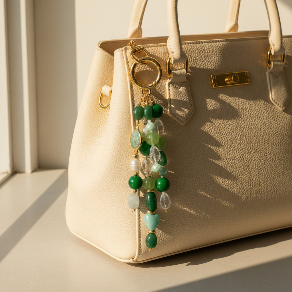 アマゾナイト ハーモニー バッグチャーム