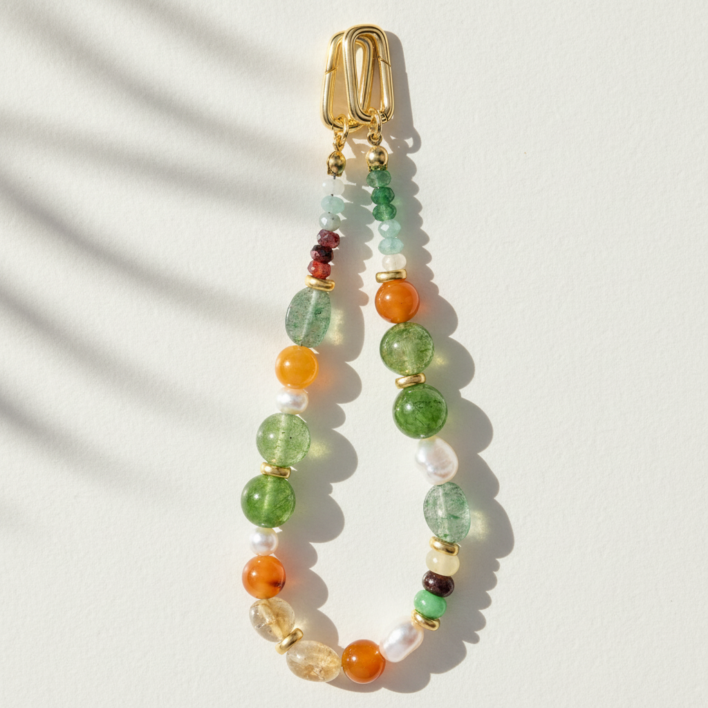 マレーシア翡翠ハーモニーバッグチャーム