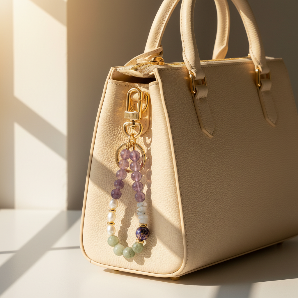 アメジスト ハーモニー バッグチャーム