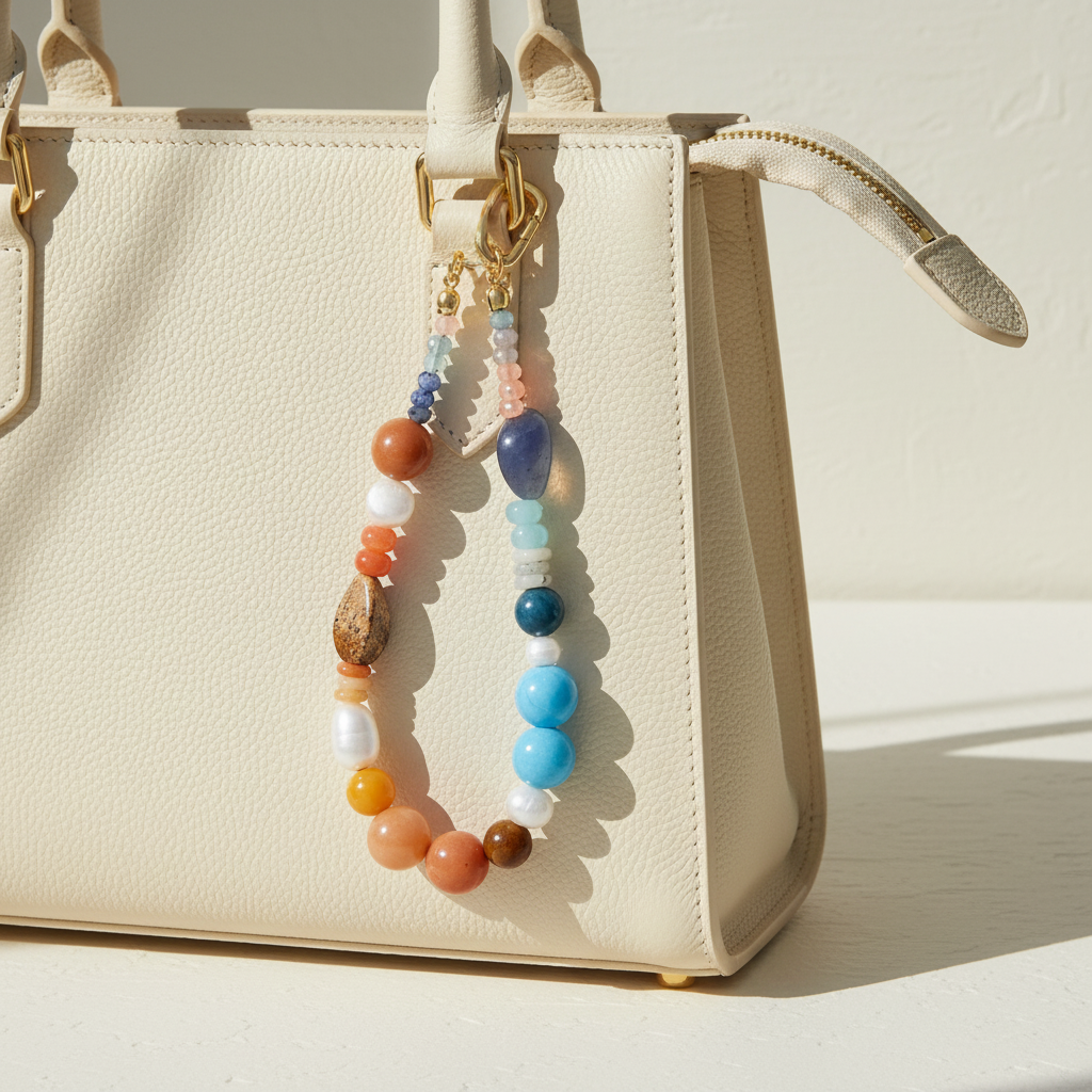 ブルーアベンチュリン ハーモニーバッグチャーム