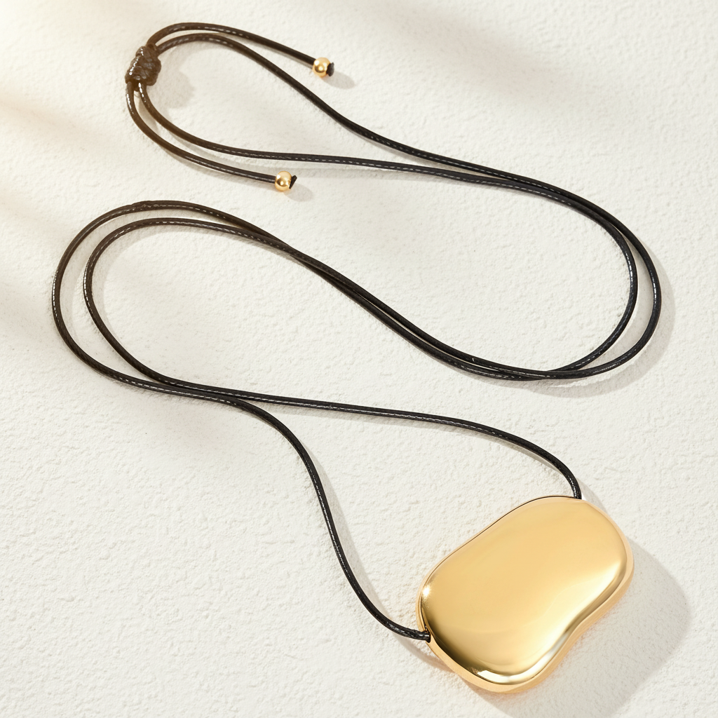 ゴールデンウェーブネックレス