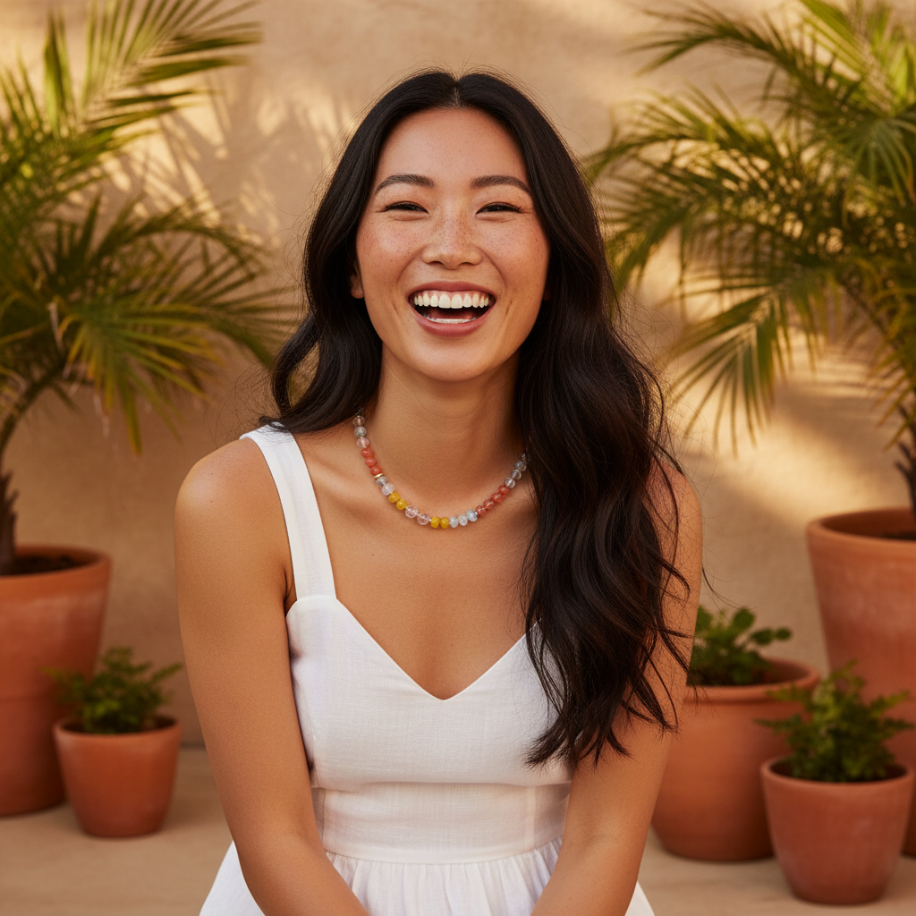 ゴールデンエンバー ネックレス