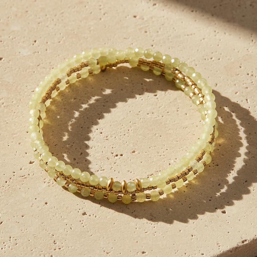 ゴールデンライト マルチスタイル ブレスレット/ネックレス