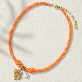 サンゴ礁チャームネックレス