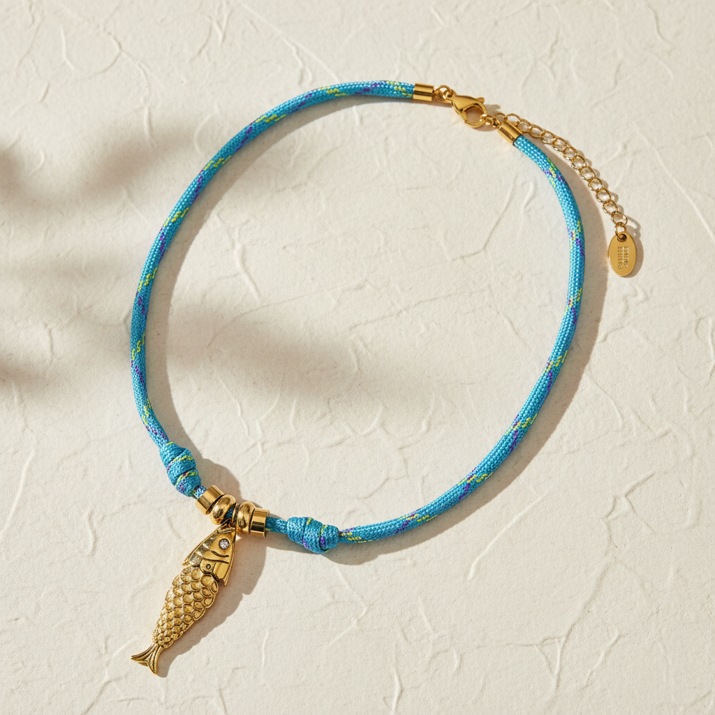 オーシャンボヤージュ フィッシュチャーム ネックレス