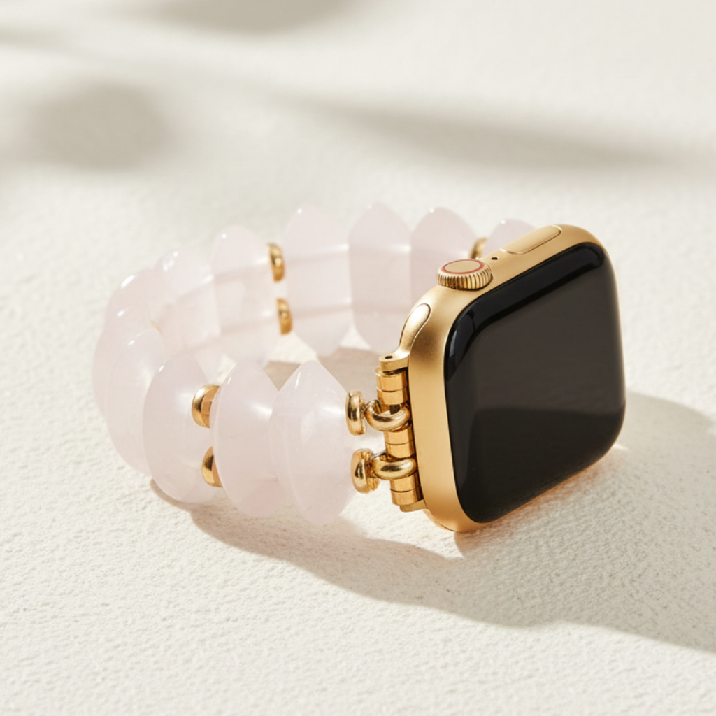 ラビングクォーツストレッチ Apple Watch ストラップ