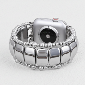 プラチナノワール伸縮アップルウォッチバンド