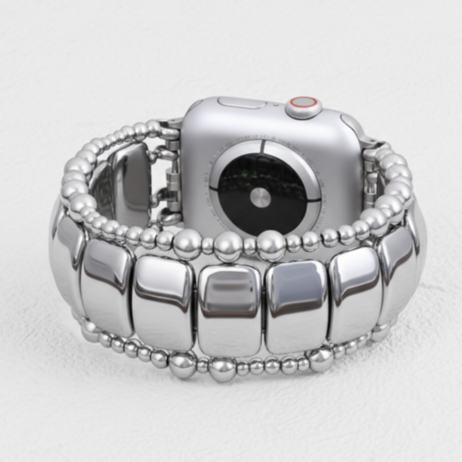 プラチナノワール伸縮アップルウォッチバンド