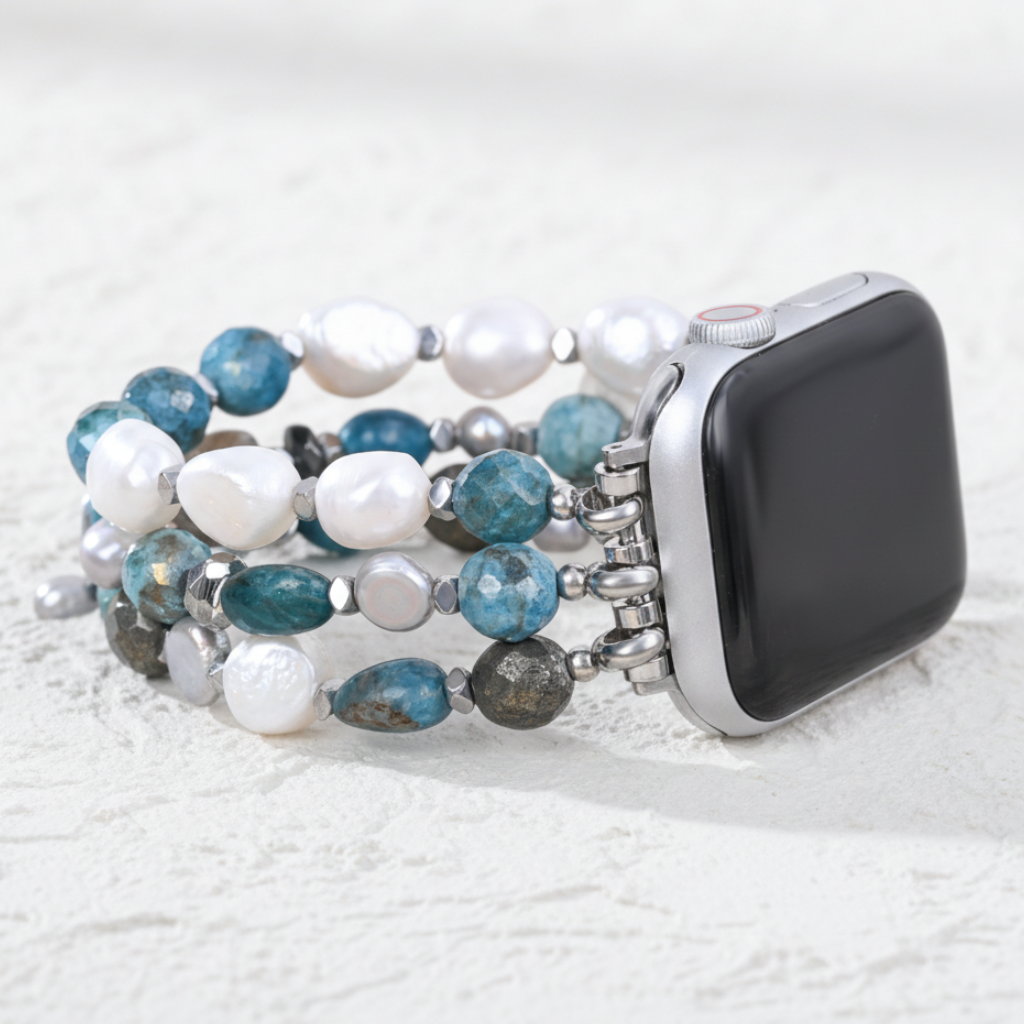 プラチナノワール伸縮アップルウォッチバンド