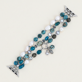 プラチナノワール伸縮アップルウォッチバンド