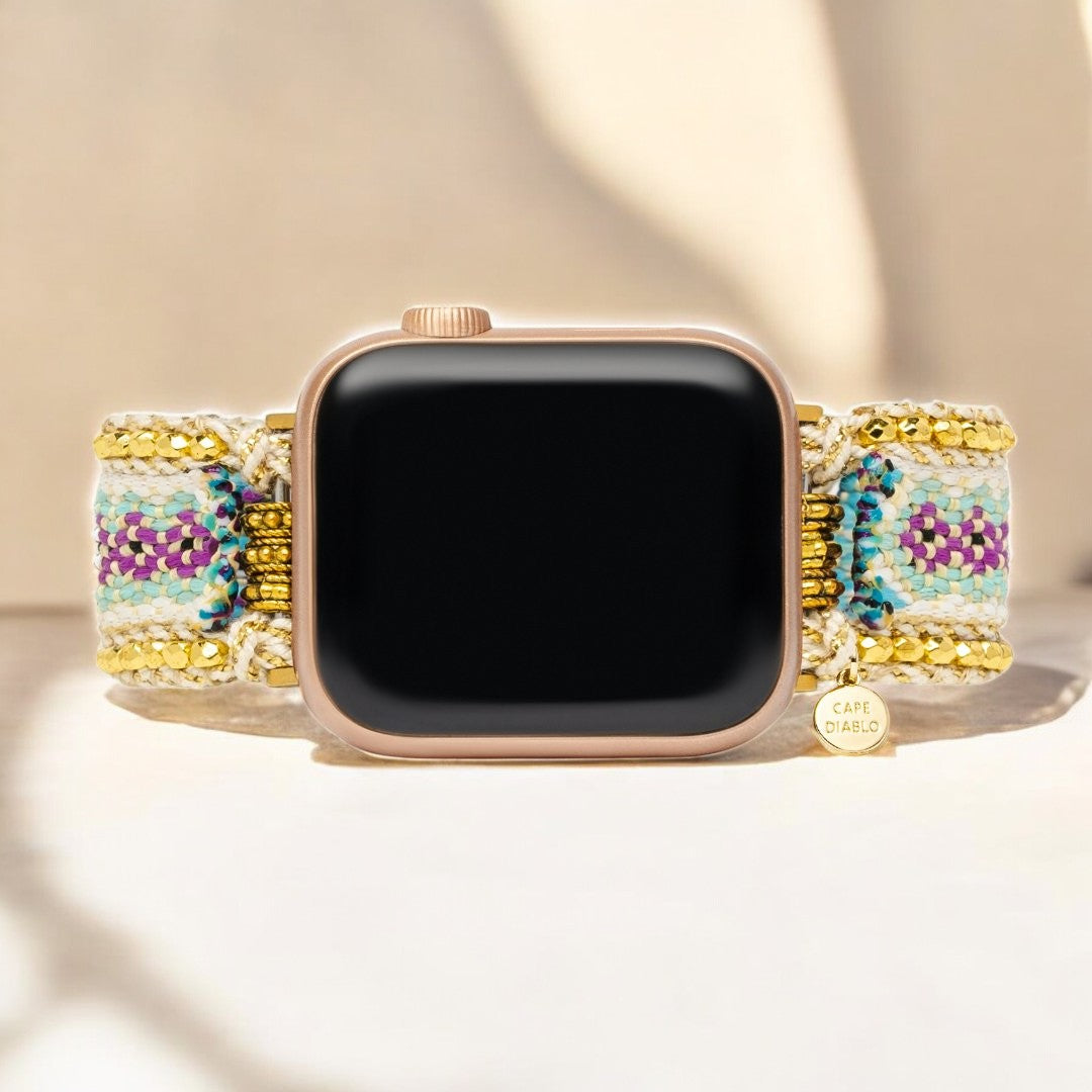 ゴールデンフラワー Apple Watch ストラップ