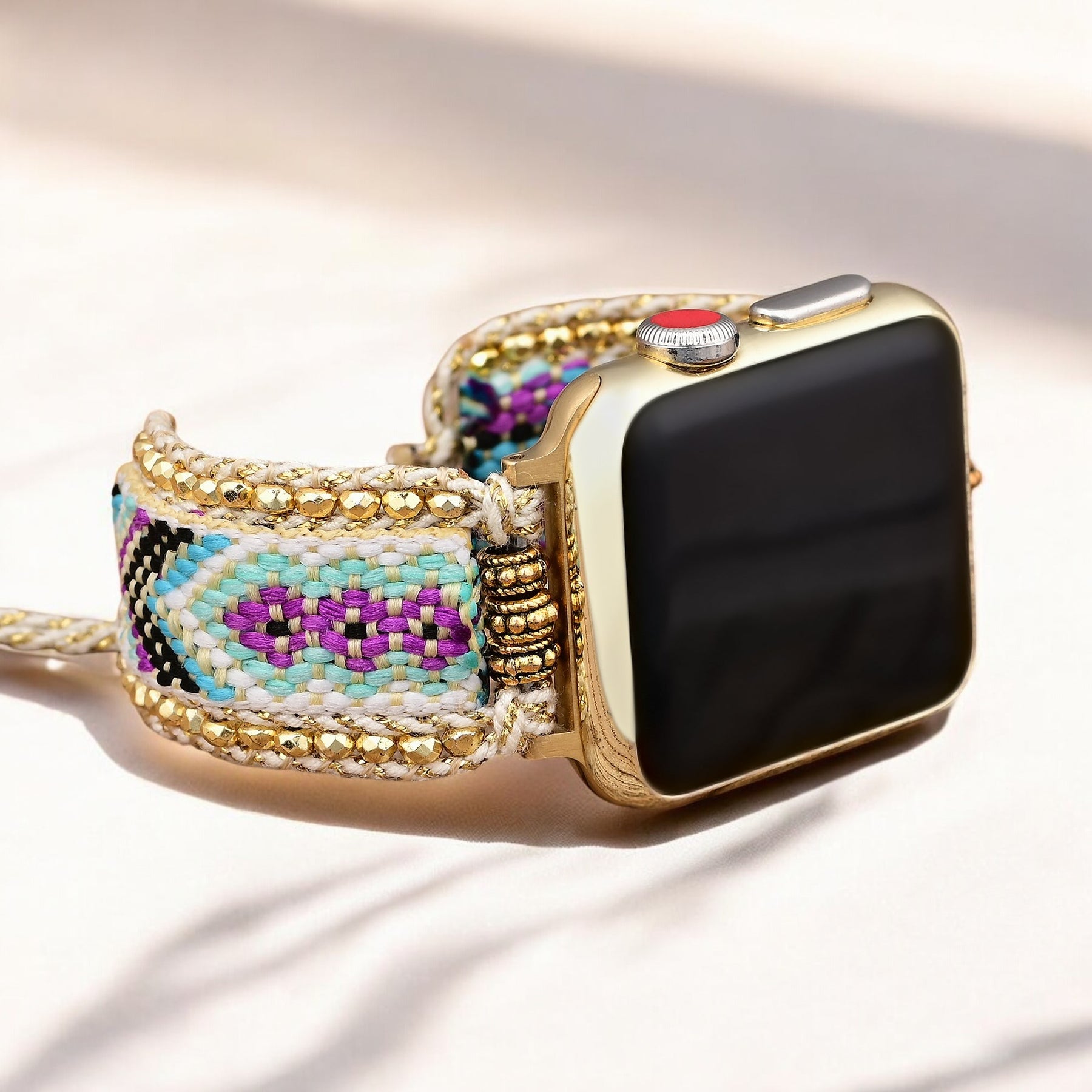 ゴールデンフラワー Apple Watch ストラップ
