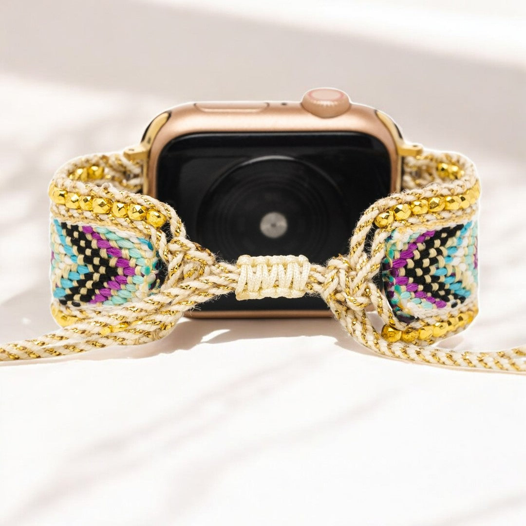 ゴールデンフラワー Apple Watch ストラップ