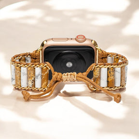 リンクドハウライトジャスパー Apple Watch ストラップ