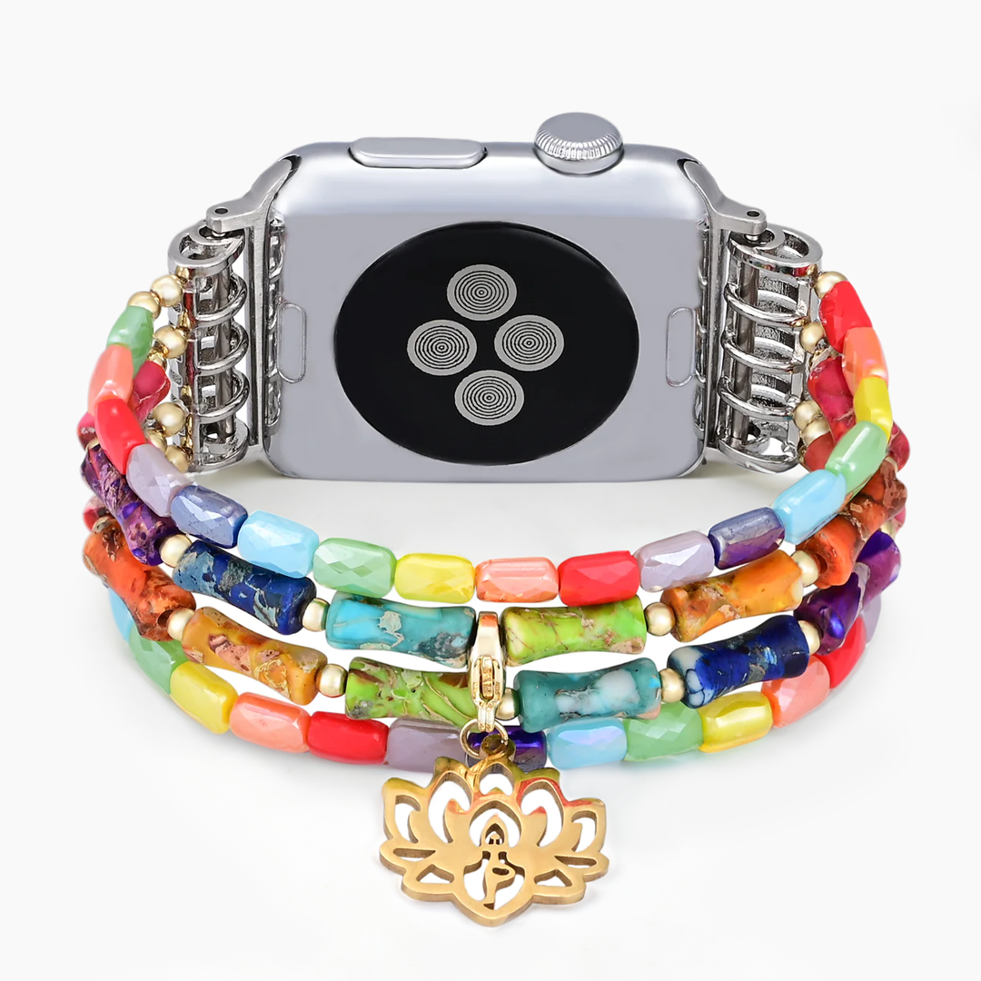ロータスチャクラストレッチ Apple Watch ストラップ