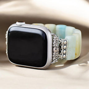 Amazonite Grace Stretch Apple Watch ストラップ