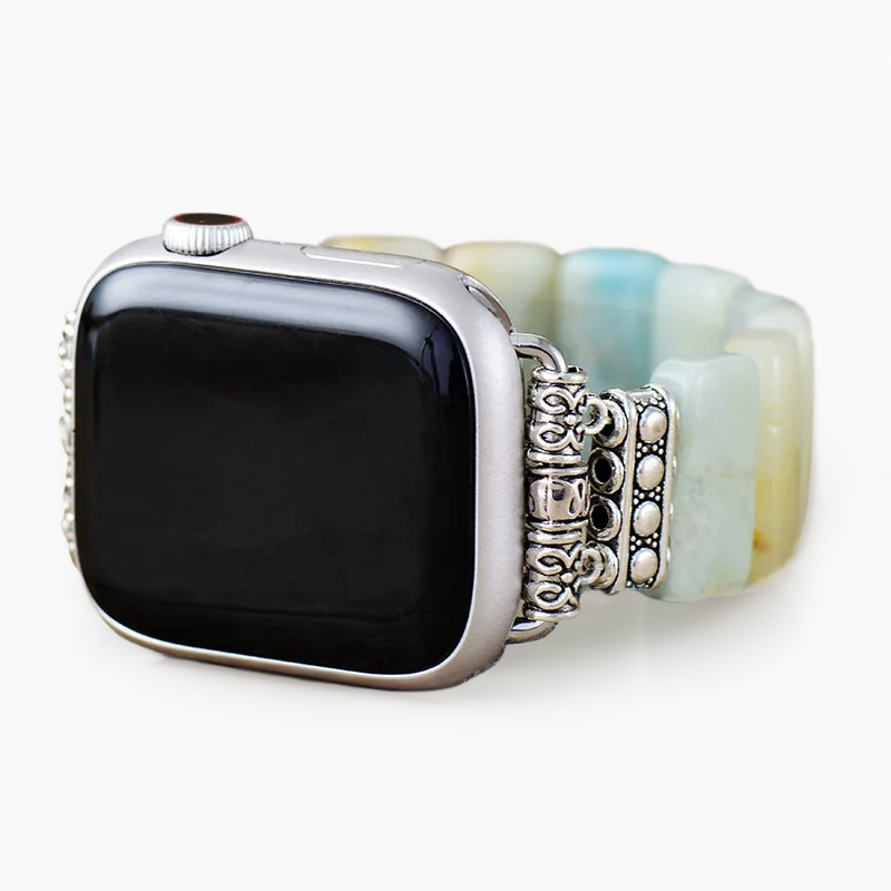 Amazonite Grace Stretch Apple Watch ストラップ